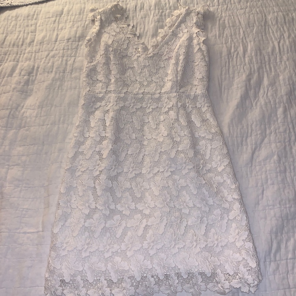 Lilly Pulitzer White Lace Butterfly Dress